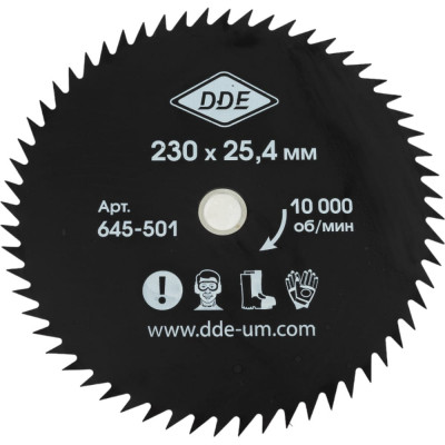 Диск для триммера DDE WOOD CUT 645-501