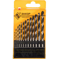 Набор сверл по металлу 13 шт. (1,5-6,5 мм) Энкор 21176
