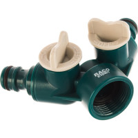 Распределитель двухканальный 3/4" для системы полива Raco 4250-55255C