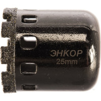 Коронка алмазная по керамограниту (25 мм) Энкор 9430