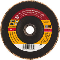 Круг лепестковый торцевой (180х22 мм; Р40) для угловых шлифмашин БАЗ 36563-180-40