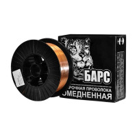Проволока сварочная омедненная (0.8 мм; кассета 15 кг; СВ-08ГС) ER-70S-6 БАРСВЕЛД  БАРС СВ000008403