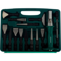 Многофункциональный инструмент с сменными зубилами и выколотками Jonnesway AG010143