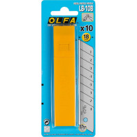 Сегментированные лезвия OLFA 18х100х0.5 мм 10 шт. OL-LB-10B