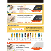 Несегментированные лезвия OLFA 18 мм, серрейторная заточка OL-LWB-3B