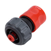 Быстросъёмный соединитель с автостопом для шланга GC-34A 3/4" Grinda 8-426330_z01