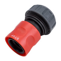 Быстросъёмный соединитель с автостопом для шланга GC-34A 3/4" Grinda 8-426330_z01