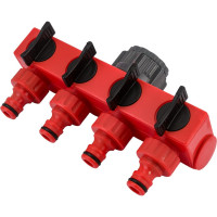 Распределитель четырехканальный ударопрочный (1"-3/4") Grinda 8-426314_z01