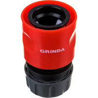 Быстросъёмный соединитель с автостопом для шланга GC-12A 1/2" Grinda 8-426329_z01