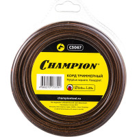 Корд триммерный Nylplus Square (3.0 мм; 23 м; квадрат) CHAMPION C5067