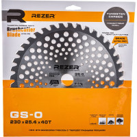 Нож GS-O (230x25.4х1.3 мм; 40Т) для бензокосы Rezer 03.010.00005
