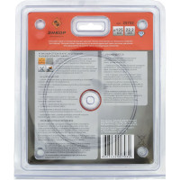 Круг алмазный отрезной (125х22.2 мм) для УШМ Энкор 25732