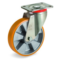 Колесо с вращающейся опорой и пластиной крепления (200 мм; 750 кг) Tellure rota 657606