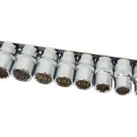 Набор торцевых 12-гранных головок 1/2"DR Ombra 912312