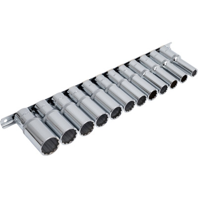 Набор торцевых 12-гранных глубоких головок 1/2"DR Ombra 912212