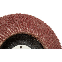 Круг лепестковый торцевой коричневый (115х22,2 мм; Р40) АТАКА 680680