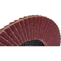 Круг лепестковый торцевой коричневый (115х22,2 мм; Р100) АТАКА 680720