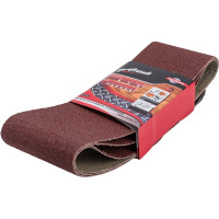 Лента шлифовальная 3 шт. (75х533 мм; Р60) АТАКА 677490