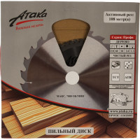 Диск пильный (210 мм; 60T; 30 мм) по дереву профи АТАКА 8079560