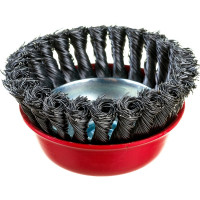 Щетка чашеобразная витая 2110014135 (100 мм; M14) АТАКА 22222