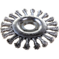 Щетка круглая витая 13115221 (115 мм) для УШМ АТАКА 26588