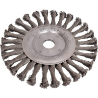 Щетка круглая витая (178 мм) для УШМ АТАКА 26590