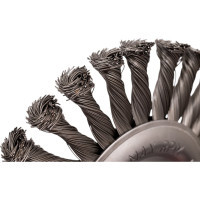 Щетка круглая витая (178 мм) для УШМ АТАКА 26590