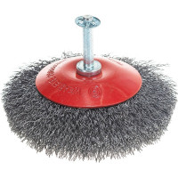 Щетка вогнутая 210006120 (100 мм) для дрели АТАКА 22382