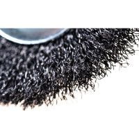 Щетка вогнутая 210006120 (100 мм) для дрели АТАКА 22382