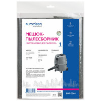 Мешок-пылесборник многоразовый EURO Clean Euroclean с текстильной застежкой для пылесоса EUR-5201