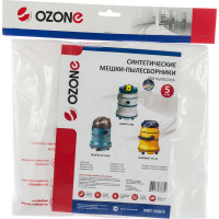 Мешок-пылесборник turbo синтетический 5 шт. (до 36 л) OZONE MXT-309/5