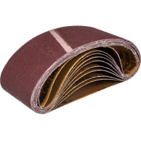 Лента шлифовальная (10 шт; 100х610 мм; P80) ПРАКТИКА 037-923