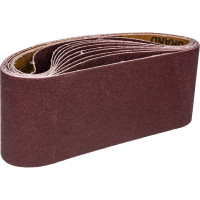 Лента шлифовальная (10 шт; 100х610 мм; P80) ПРАКТИКА 037-923