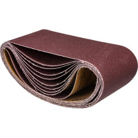 Лента шлифовальная (10 шт; 100х610 мм; P80) ПРАКТИКА 037-923