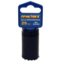 Коронка биметаллическая (29 мм) ПРАКТИКА 035-943