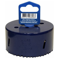 Коронка биметаллическая (89 мм) ПРАКТИКА 036-063