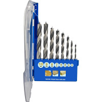 Набор сверл по дереву Профи (8 шт; 3-10 мм) ПРАКТИКА 640-360