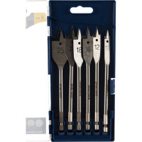 Набор сверл перовых Профи (6 шт) ПРАКТИКА 640-377