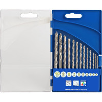 Набор сверл по металлу Профи (10 шт; 1-10 мм) ПРАКТИКА 640-261