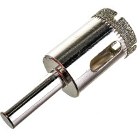 Коронка алмазная по стеклу и керамике (2 шт; 20 мм) ПРАКТИКА 777-284