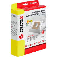 Мешки-пылесборники синтетические (5 шт; с микрофильтром) для пылесосов SALCO, FUNAI, TEAM и др OZONE M-26