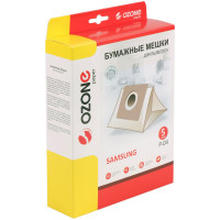 Мешки-пылесборники оригинальные бумажные OZONE (5 шт.) Samsung P-04