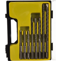 Набор буров SDS-plus 8 шт. (5х50х110; 6х50х110; 8х50х110; 6х100х160; 8х100х160; 10х100х160; 8х150х210; 10х150х210 мм) Энкор 10998