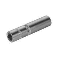 Глубокая торцевая головка 1/4, 8мм, Cr-V КОБАЛЬТ 643-927