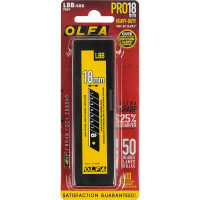 Сегментированные лезвия OLFA Excel Black 18х100х0.5 мм, 50 шт OL-LBB-50B