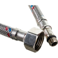 Гибкая подводка для смесителей ELKA 1/2"хМ10х50 см пара - длинный и короткий хвостовик ИС.100303