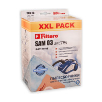 Мешок-пылесборник FILTERO SAM 03 XXL PACK Экстра (8 шт. + микрофильтр) 05573