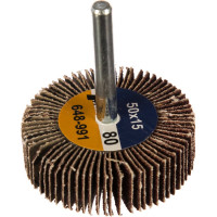 Круг лепестковый с оправкой (50х15мм; P 80) ПРАКТИКА 648-991