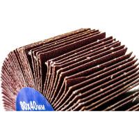 Круг лепестковый с оправкой (80х40 мм; P180) ПРАКТИКА 649-134