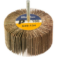 Круг лепестковый с оправкой (80х40 мм; P180) ПРАКТИКА 649-134